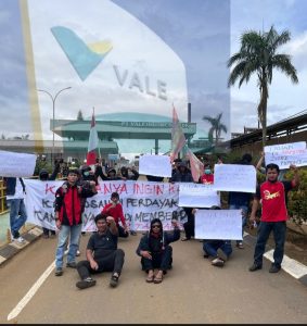 Diduga PT.VALE ingkar pada kontrak karia : antar janji mulia dan aksi massa yg tdk reda