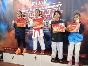 Karateka Muda INKADO Lutim Harumkan Daerah di Kejuaraan Nasional Karate Piala Kemenhan RI